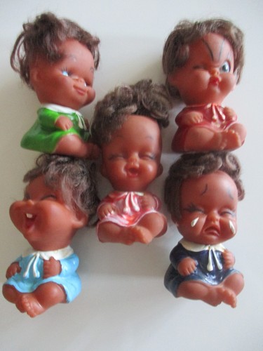 Set figurine bambola vintage - set,