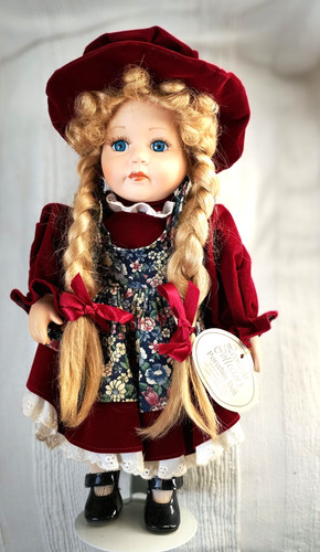 Bambola porcellana vintage - porcellana,